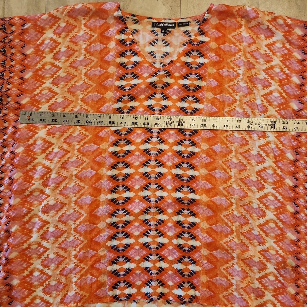 Tolani Collection Multicolor Patterned Top Womens… - image 7